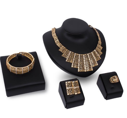 new foreign trade jewelry set, Bridal Wedding Party Jewelry four sets of fast sell through manufacturers source default