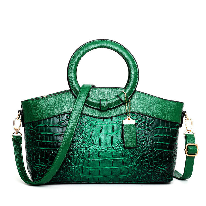 Gykaeo Luxury Handbags Women Bags Designer Woman Leather Green