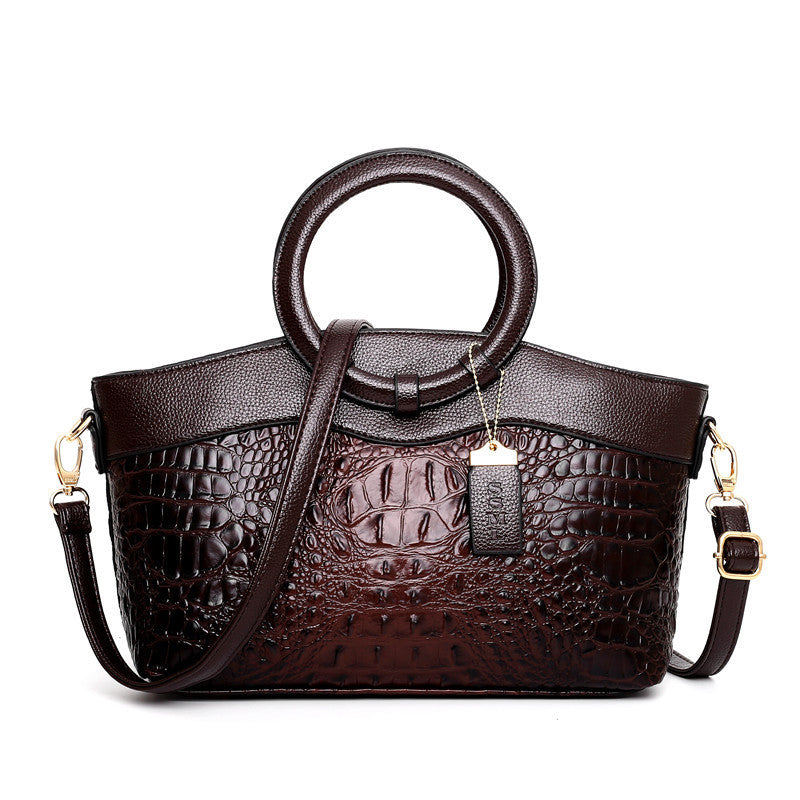 Gykaeo Luxury Handbags Women Bags Designer Woman Leather Brown