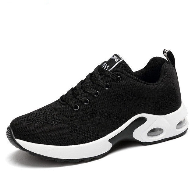 Ladies Shoes For Women Comfortable Sneakers Sporty Black