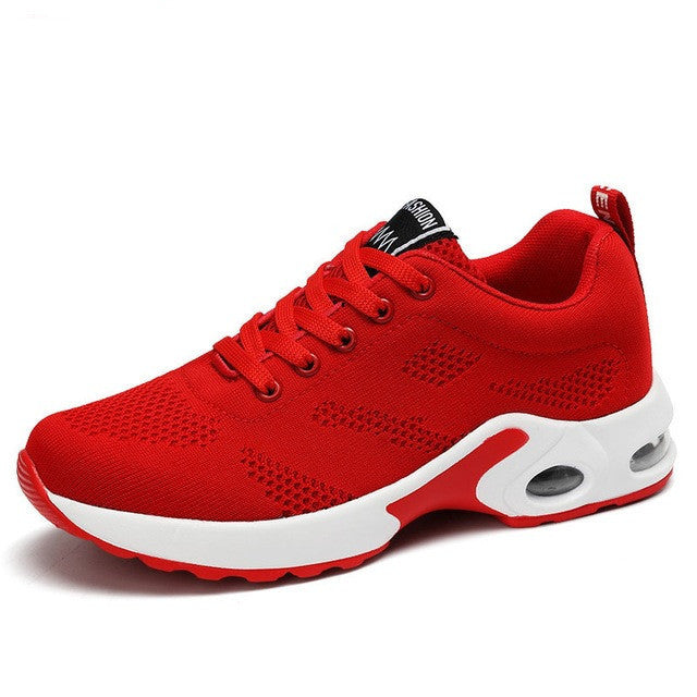 Ladies Shoes For Women Comfortable Sneakers Sporty Red