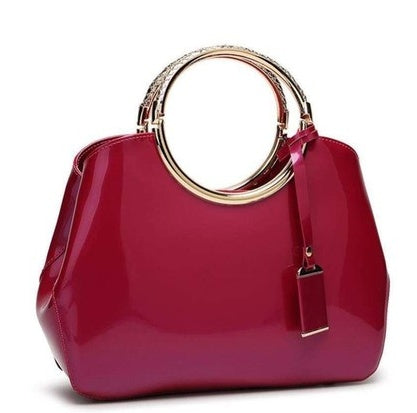 Sexy Women Ladies Party Hand Wedding Bags Rose Red