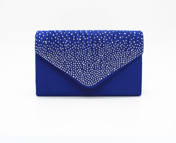 Simple & Elegant Evening Bag - Black Family Royal blue