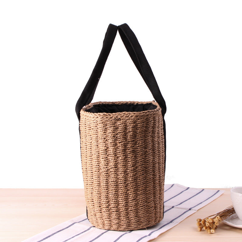 Straw bag large capacity women's bag