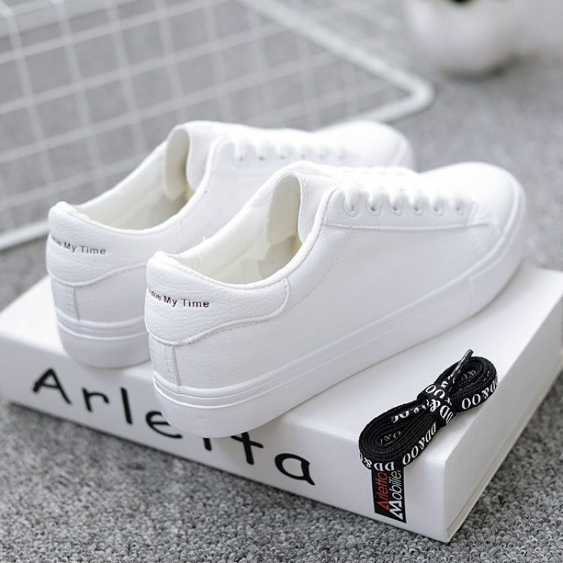 Spring New Casual Flat White Shoes Women White