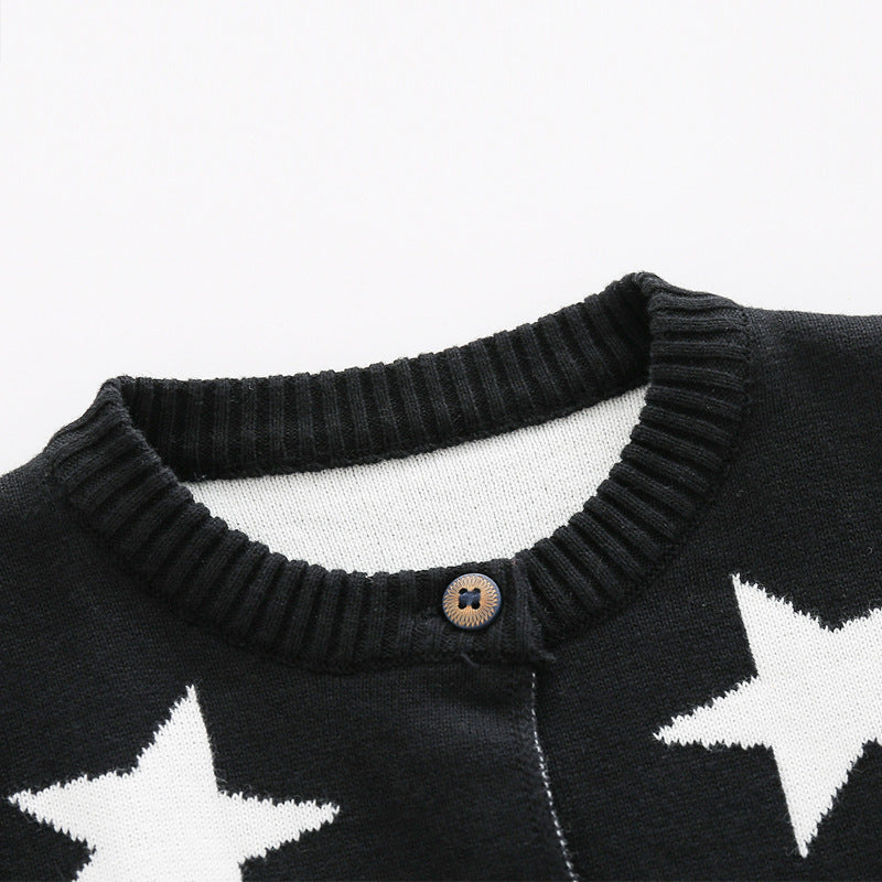 Baby Autumn Clothing Knitted Cardigan Sweater Coat