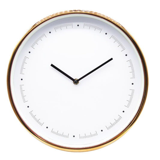 Home Decoration Mute Wall Clock Gold