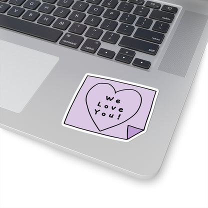 Kiss-Cut Stickers for Loved Ones, Perfect for Gifts, Scrapbooking, Journals, Valentine’s Day, Friendships