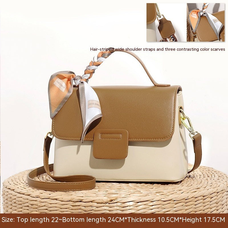 Women's Crossbody Bag High-grade Versatile Shoulder Khaki