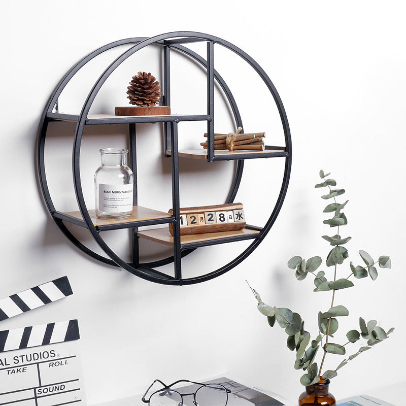 Iron Art Home Decoration Shelf Storage Rack