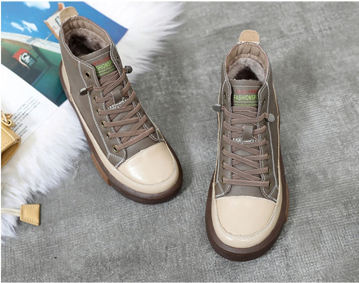 Women's short boots soft sole casual sports shoes