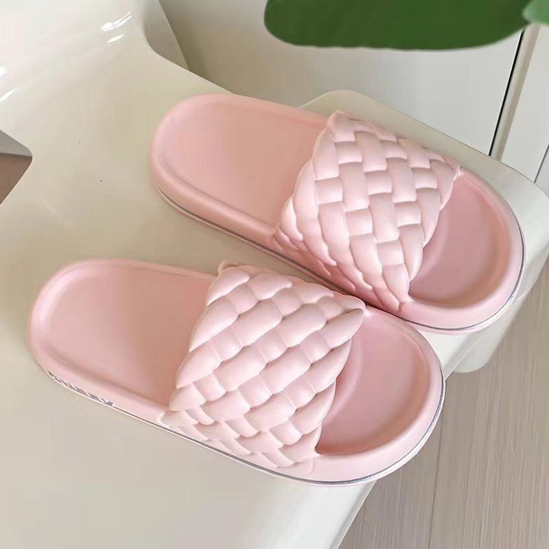 Slip-on Slippers Women's Outdoor Home Non-slip Sandals Pink