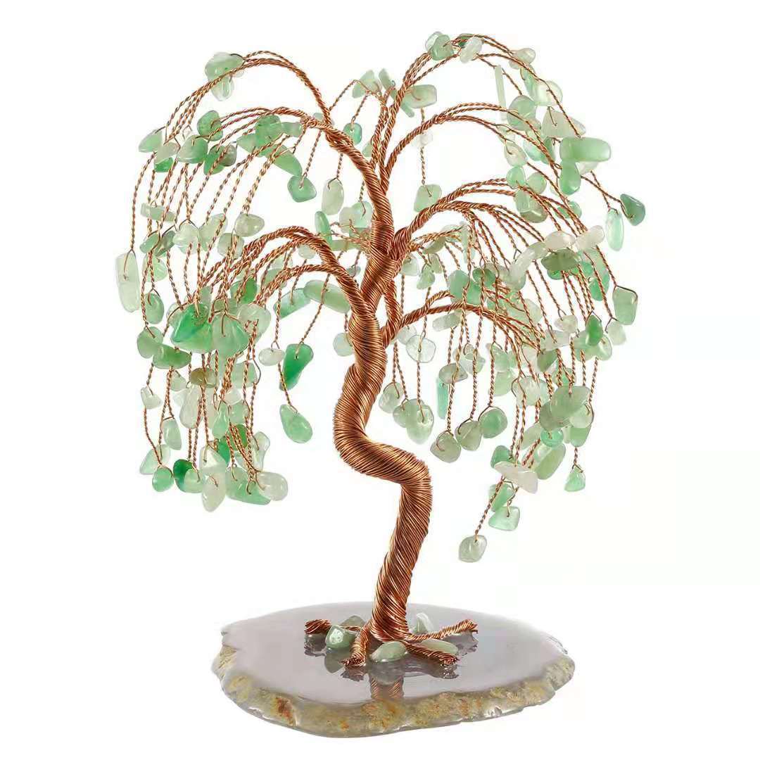 Willow Crafts Home Office Decoration Green Dongling