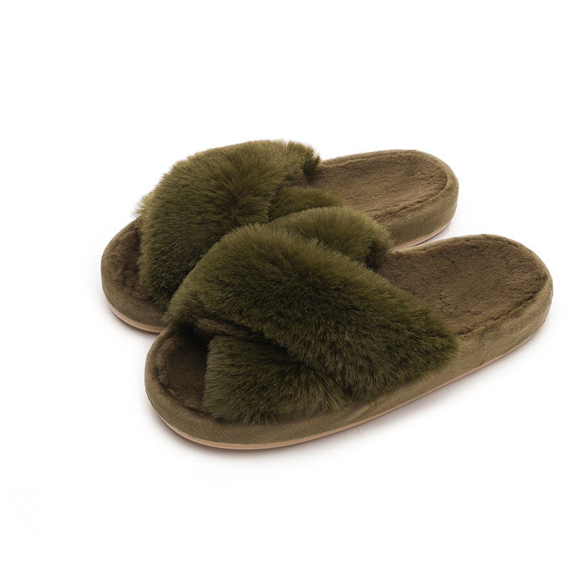 Women's Poop Resistant Dirt Resistant Non Slip Cotton Slippers