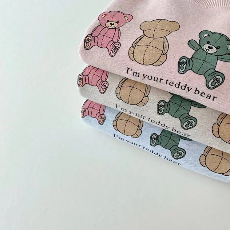 Boys And Girls Cartoon Coat Top