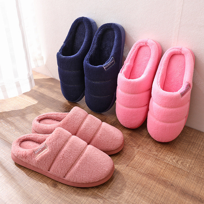 Cotton Slippers Ladies Winter Home Non-slip