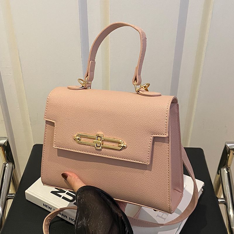 Single Shoulder Bag For Women, French Fashion Retro Versatile Crossbody Handbag For Women Pink