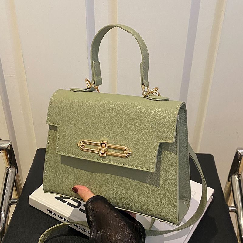 Single Shoulder Bag For Women, French Fashion Retro Versatile Crossbody Handbag For Women Green