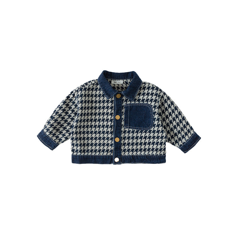 Fashion Personality Children's Denim Coat Winter