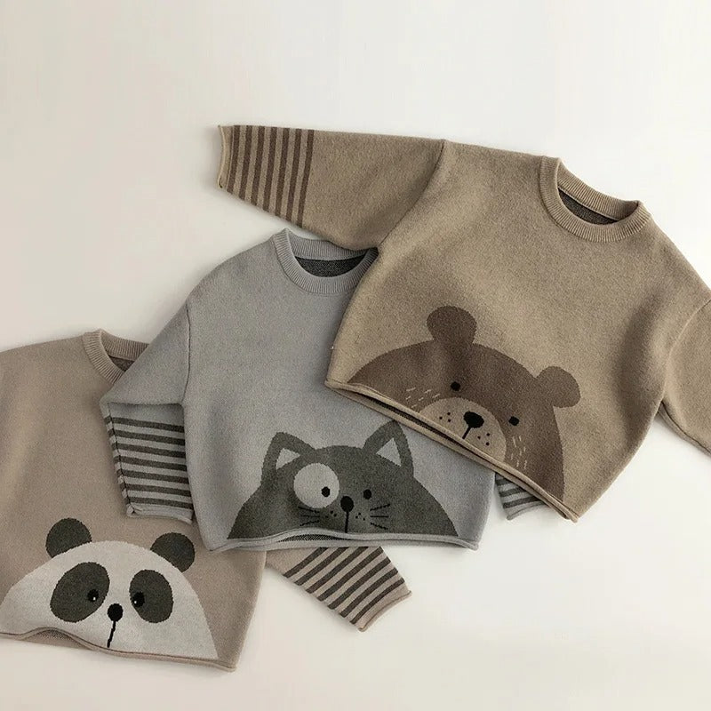 Kids' Sweater Baby Boy And Girl Pullover Base Knitwear