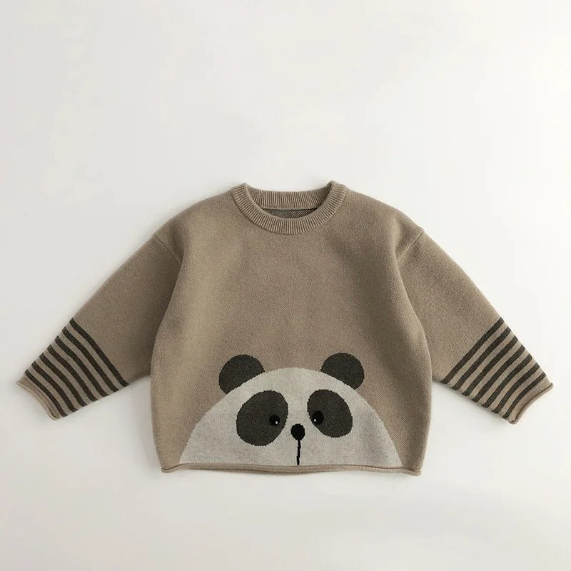 Kids' Sweater Baby Boy And Girl Pullover Base Knitwear Panda