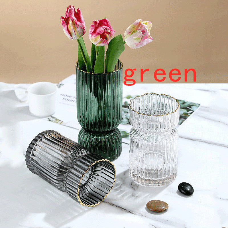 Home Decoration Soft Decoration Vase Green