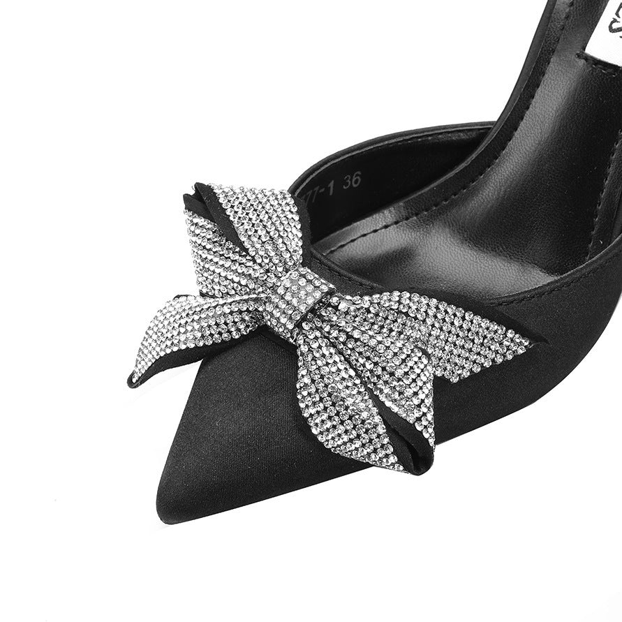 Pointed Toe Pumps Bow Sandals