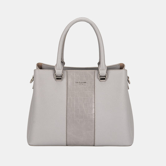 David Jones PU Leather Handbag Grey One Size